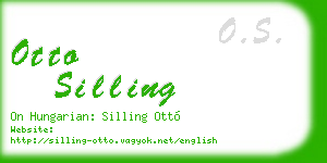 otto silling business card
